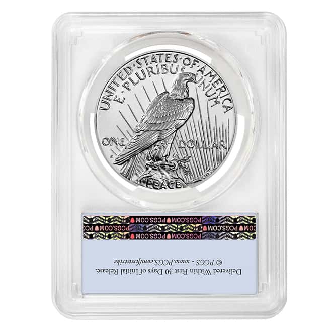 2023-S Peace Silver Dollar Reverse Proof PCGS PF 70 FS