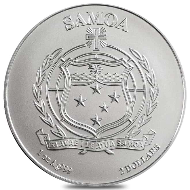 2023 Samoa 1 oz John Mercanti Eagle Silver Coin BU
