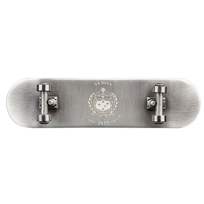 2023 Samoa 1 oz Silver Skateboard 3D Movable Coin .999 Fine