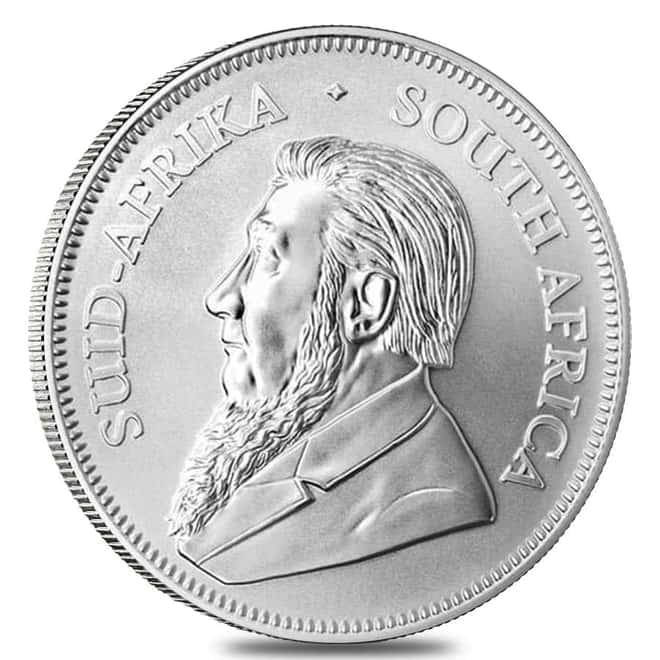 Roll of 25 - 2023 South Africa 1 oz Silver Krugerrand BU (Tube, Lot of 25)