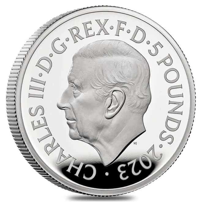 2023 UK 2 oz Harry Potter Dumbledore Proof Silver Coin