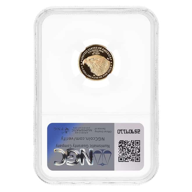 2023-W 1/10 oz $5 Proof Gold American Eagle NGC PF 70 UCAM