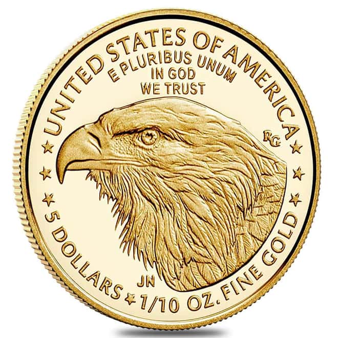 2023-W 1/10 oz $5 Proof Gold American Eagle (w/Box & COA)