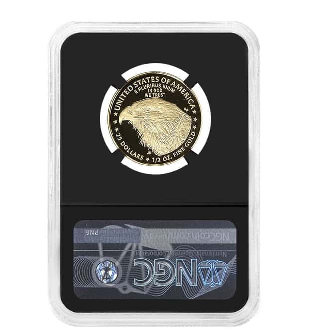 2023-W 1/2 oz $25 Proof Gold American Eagle NGC PF 70 UCAM FD (Cabral)