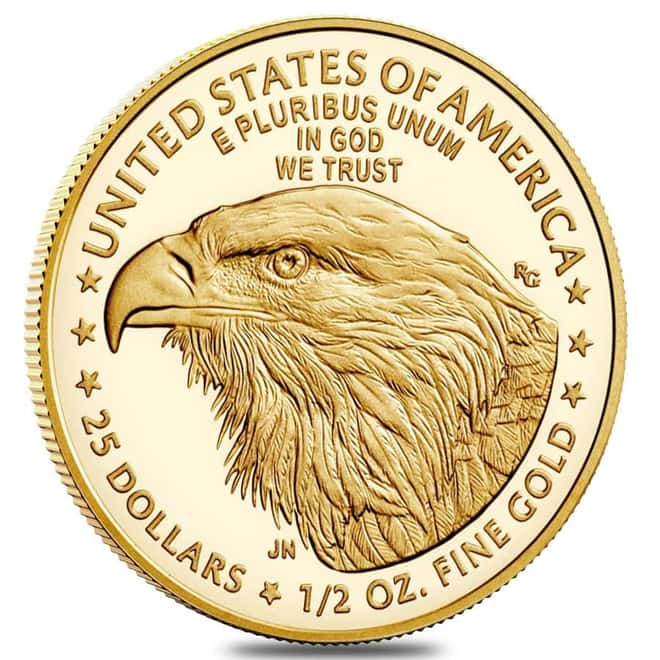 2023-W 1/2 oz $25 Proof Gold American Eagle (w/Box & COA)