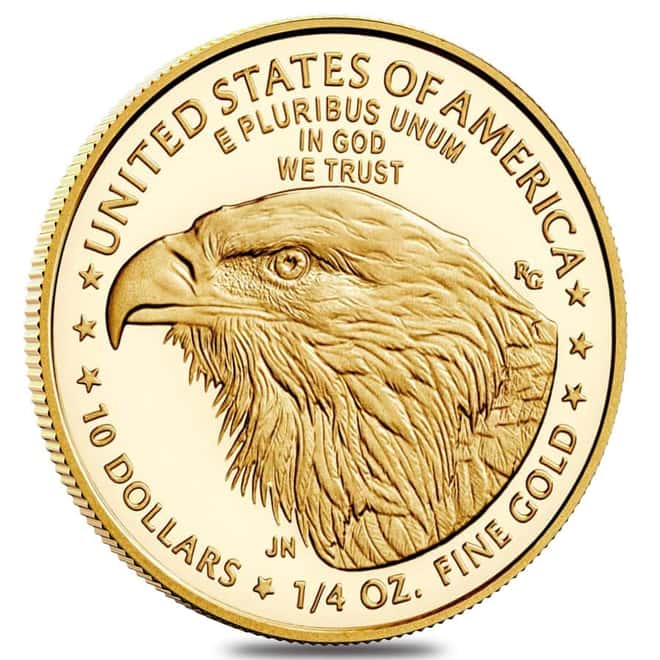 2023-W 1/4 oz $10 Proof Gold American Eagle (w/Box & COA)