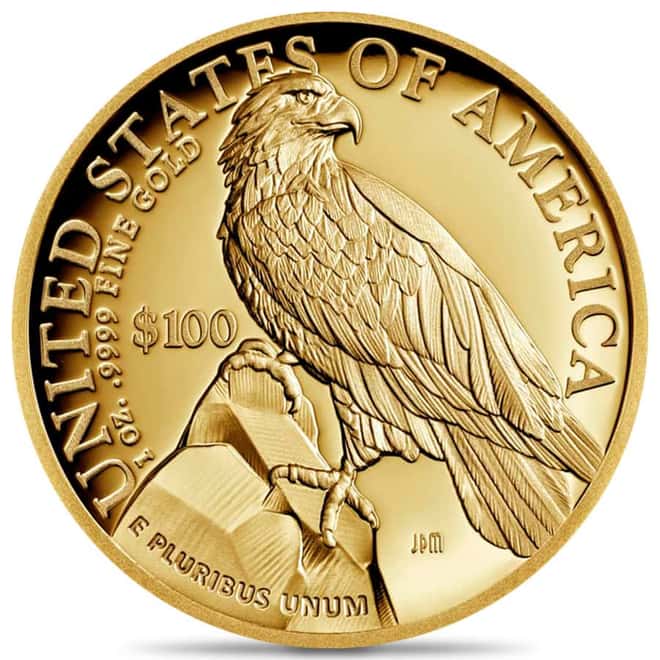 2023 W 1 oz $100 American Liberty High Relief Gold Coin