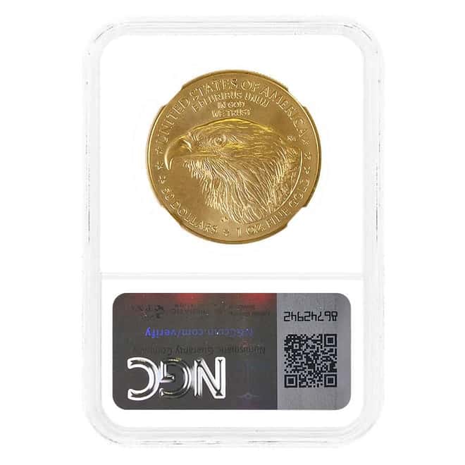 2023-W 1 oz $50 Burnished Gold American Eagle NGC MS 69