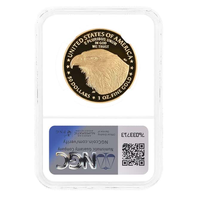 2023-W 1 oz $50 Proof Gold American Eagle NGC PF 70 UCAM