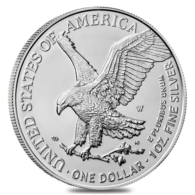 2023-W 1 oz Burnished Silver American Eagle $1 Coin