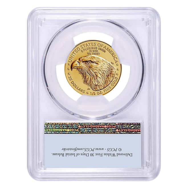 2024 1/2 oz Gold American Eagle PCGS MS 70 FS