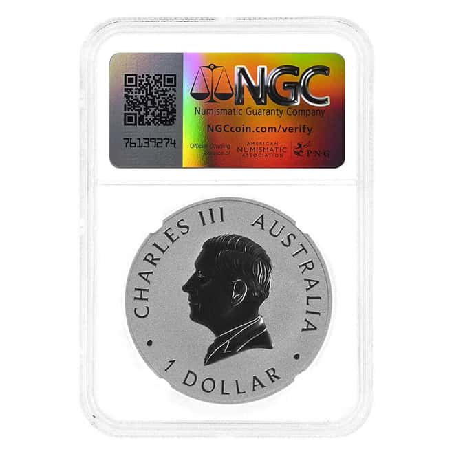 2024 1 oz Colorized Silver Australian Wedge-Tailed Eagle NGC MS 70 FDOI (Mercanti)
