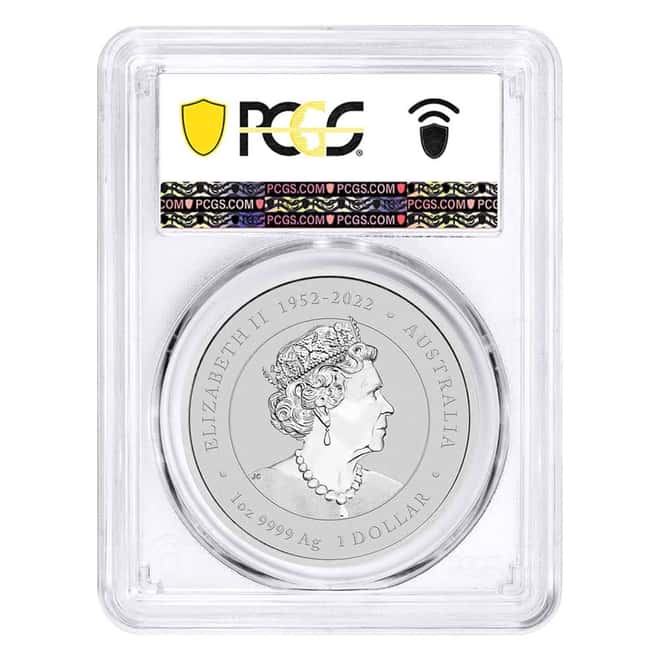 2024 1 oz Colorized Silver Lunar Dragon Perth Mint PCGS MS 70