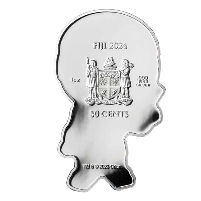 2024 1 oz Fiji Robocop Silver Coin .999 Fine in Cap