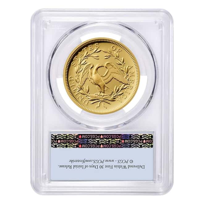 2024 1 oz Flowing Hair Proof Gold Coin 230th Ann. PCGS PF 70 FS
