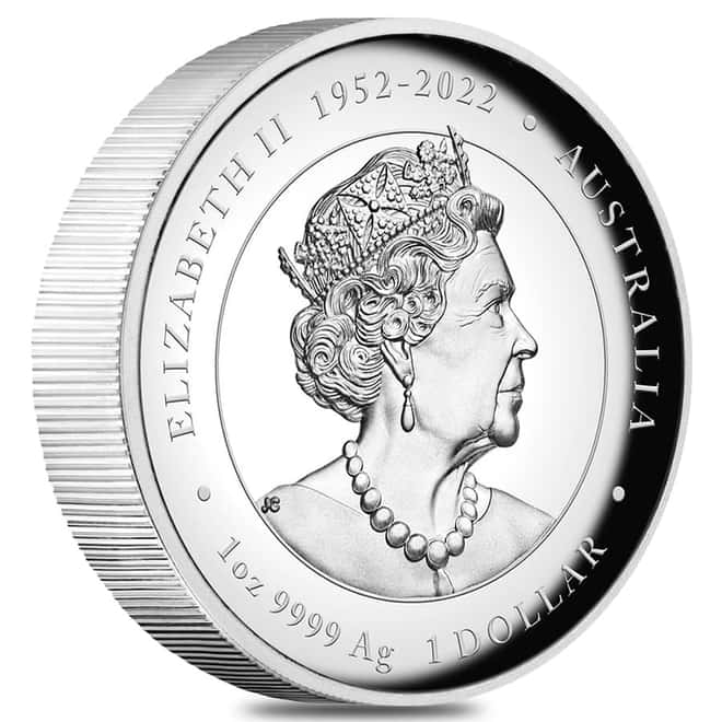 2024 1 oz Proof High Relief Silver Lunar Dragon Perth Mint