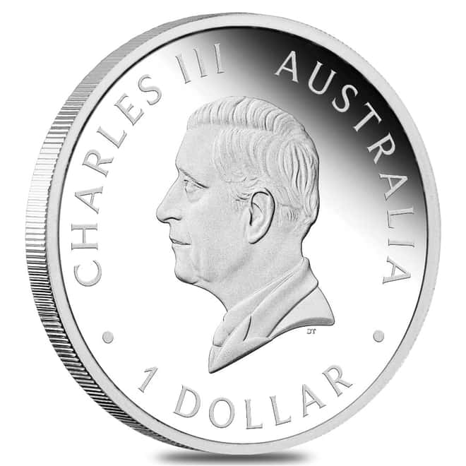 2024 1 oz Proof Silver Wedding Coin Australian Perth Mint