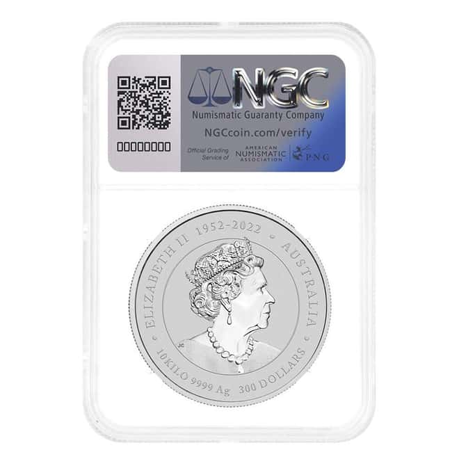 2024 1 oz Silver Lunar Dragon Australian Perth Mint NGC MS 70