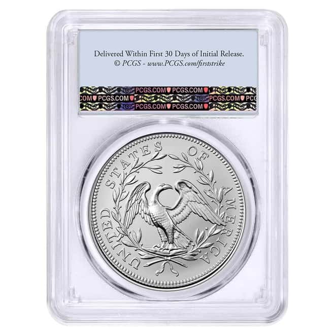 2024 230 Privy 1 oz Flowing Hair Silver Medal PCGS MS 70 FS