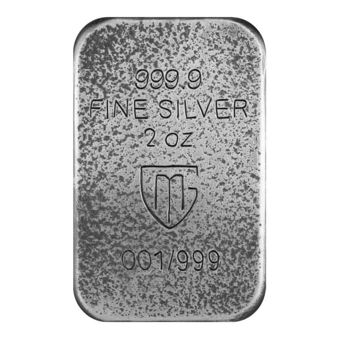 2024 2 oz Germania Mint Gods Tyr Colorized Cast Silver Bar