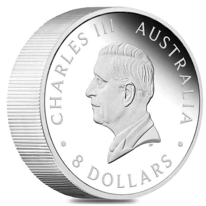 2024 5 oz Incused Silver Australian Kookaburra Perth Mint