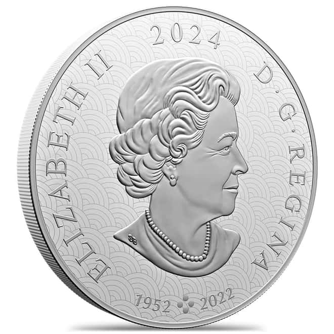 2024 Canada 1 Kilo Lunar Year of the Dragon Silver Coin