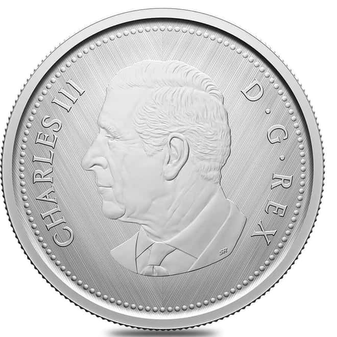 2024 Canada 1 oz Silver W Mint Mark Caribou Tribute Coin