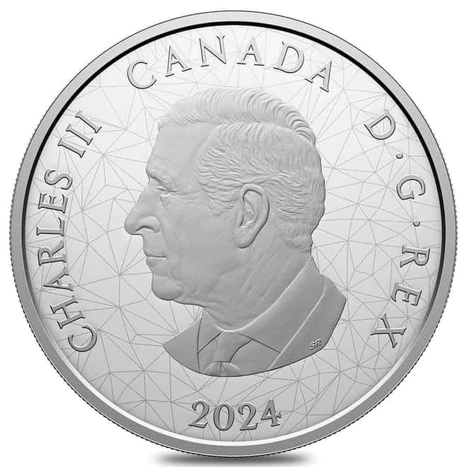 2024 Canada 2 oz Silver Timber Wolves Multifaceted Coin