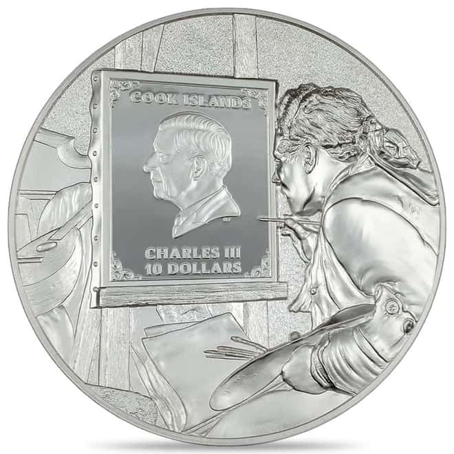2024 Cook Islands 2 oz Silver Masters of Art Auguste Renoir Coin
