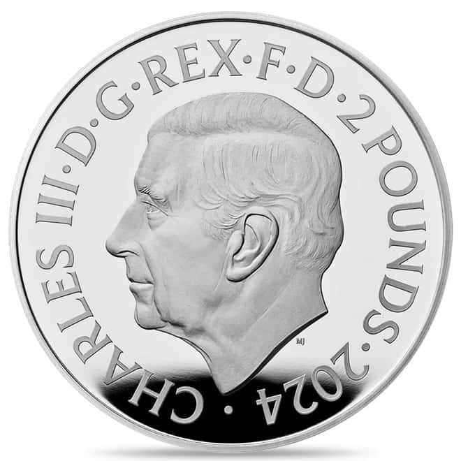 2024 GB 1 oz Proof Silver Tudor Beasts The Seymour Unicorn Coin