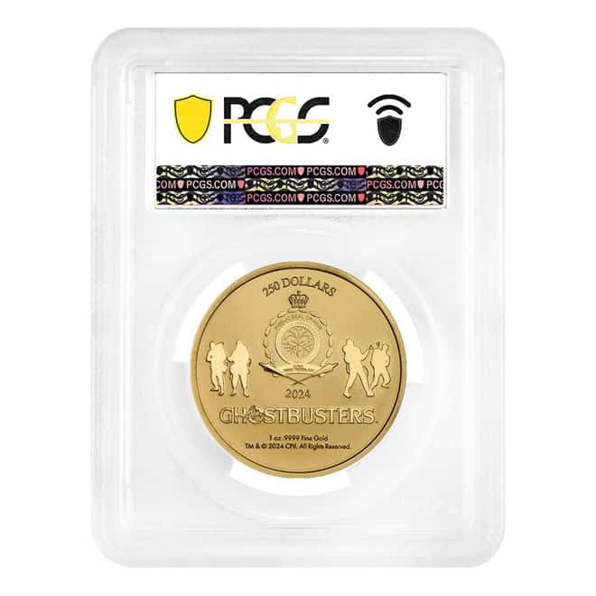 2024 Niue 1 oz Ghostbusters 40th Ann. Gold Coin PCGS MS 70