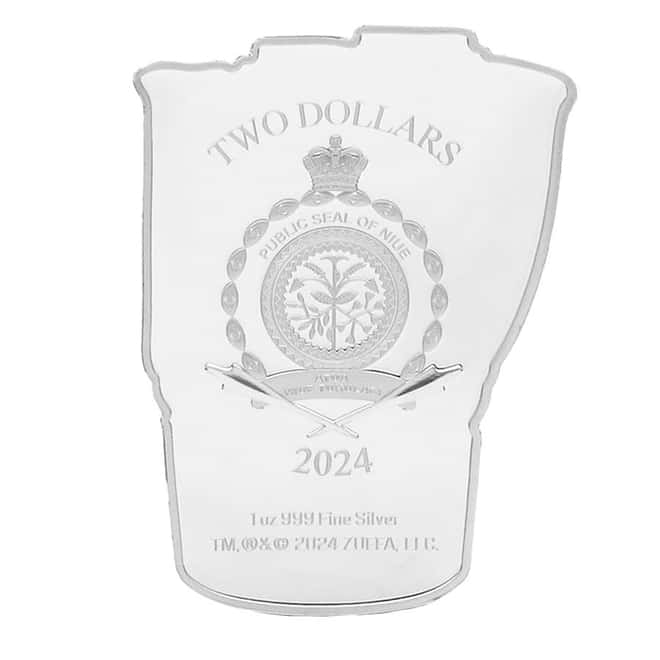 2024 Niue 1 oz UFC® Glove Shaped Silver Coin .999 Fine