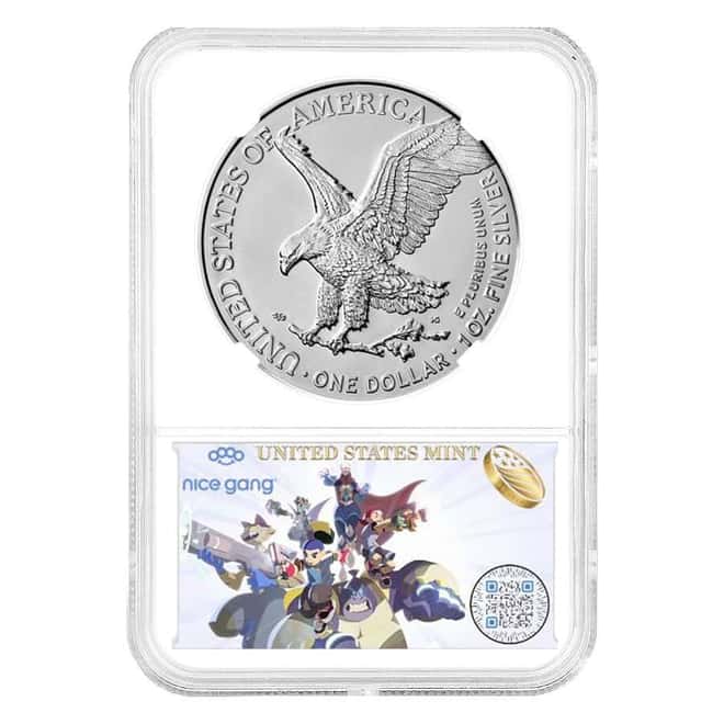 2024 (P) Star Privy 1 oz Silver American Eagle NGC MS 70 One of First 50K (Era 8)