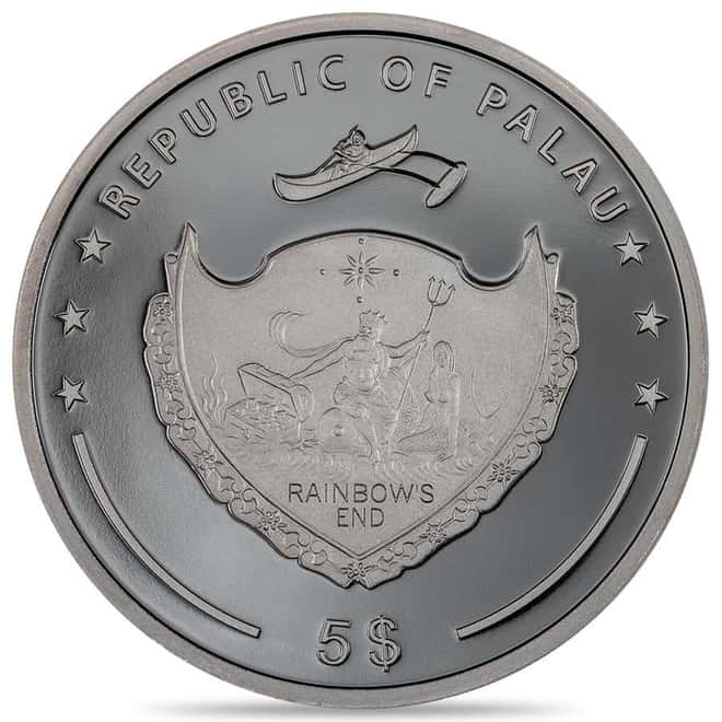 2024 Palau 1 oz Silver Yin and Yang Coin .9999 Fine