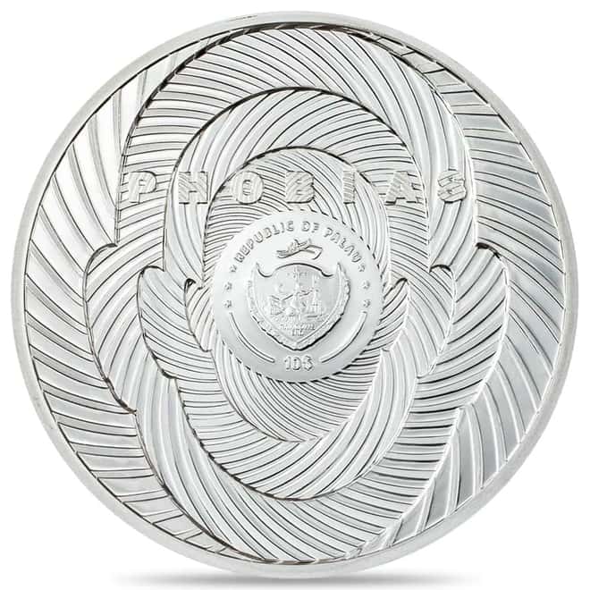 2024 Palau 2 oz Proof Silver Phobias Thalassophobia Coin