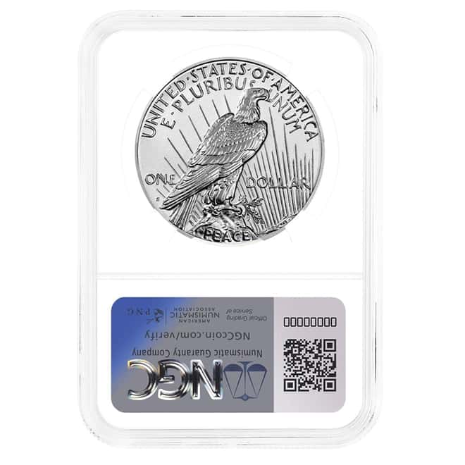 2024-S Peace Silver Dollar Reverse Proof NGC PF 70 ER (Peace Label)