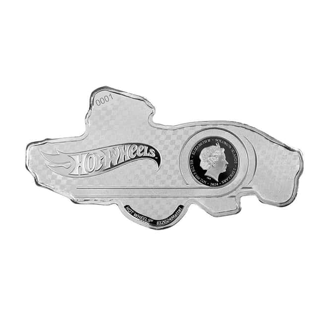 2024 Solomon Islands 1 oz Hot Wheels™ Rodger Dodger™ Silver Coin