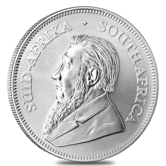 Roll of 25 - 2024 South Africa 1 oz Silver Krugerrand BU
