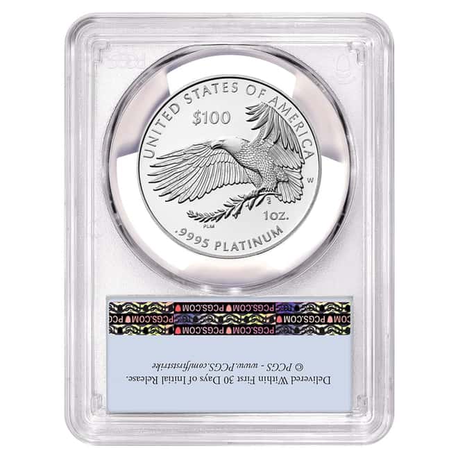 2024-W 1 oz Proof Platinum American Eagle PCGS PF 69 FS - Right to Assemble