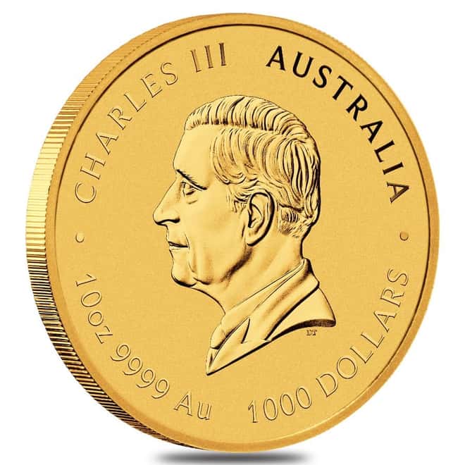 2025 10 oz Gold Lunar Snake BU Australian Perth Mint