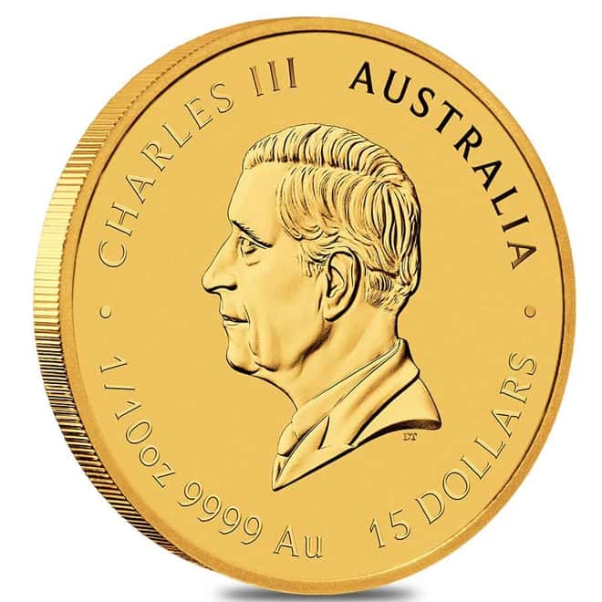 2025 1/10 oz Gold Lunar Snake BU Australian Perth Mint