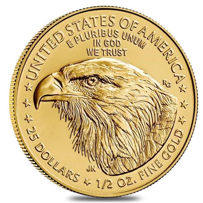 2025 1/2 oz Gold American Eagle PCGS MS 70 FDOI