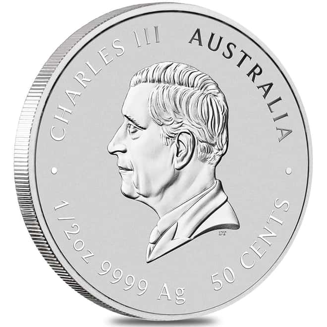 Box of 100 - 2025 1/2 oz Silver Lunar Snake BU Australian Perth Mint
