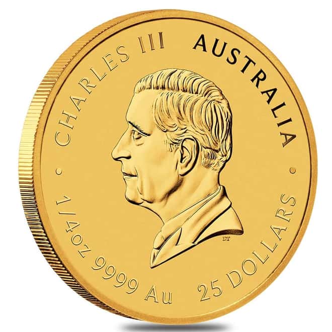 2025 1/4 oz Gold Lunar Snake BU Australian Perth Mint