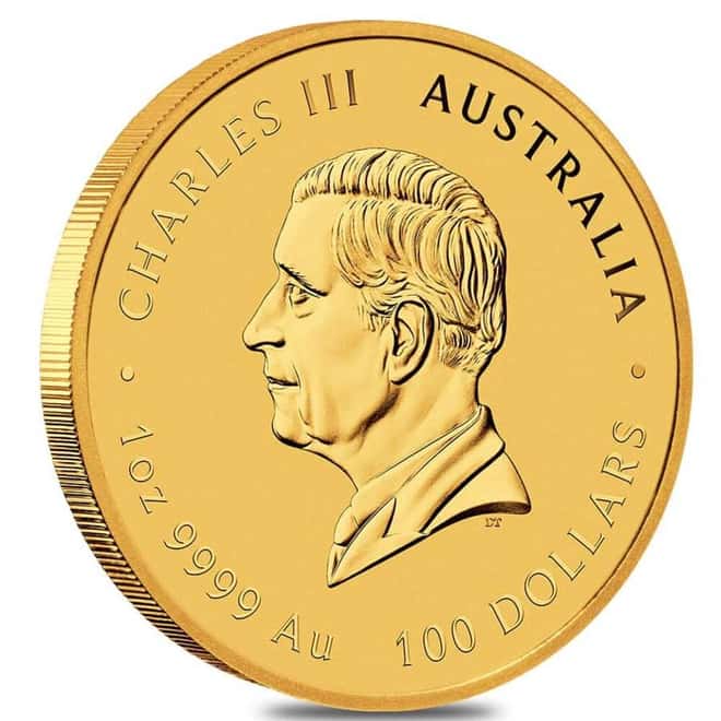 2025 1 oz Gold Pillar Dollar Australian Proclamation 225th Ann Coin BU .9999 Fine