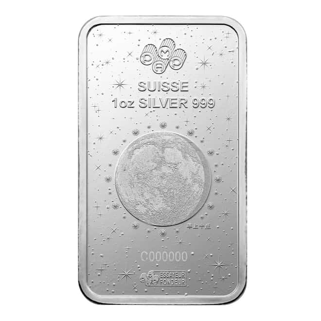 2025 1 oz PAMP Suisse Lunar White Snake Silver Bar (in Assay)