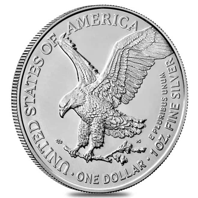 Eagle Sealed Tube of 20 - 2025 1 oz Silver American Eagle $1 Coin BU (Roll of 20)