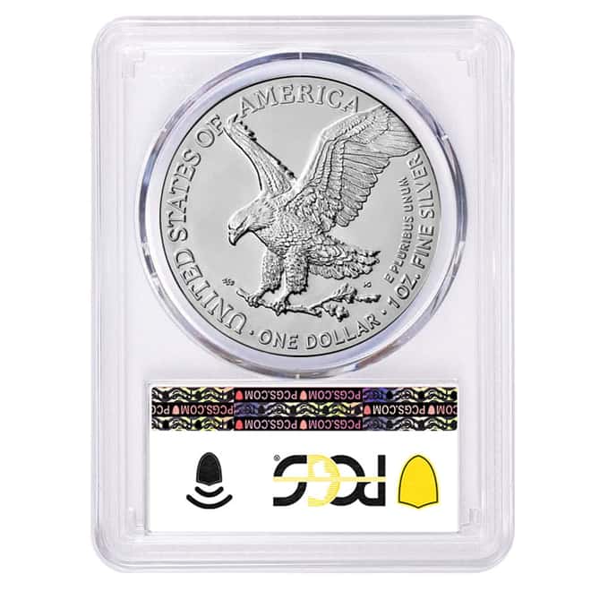 2025 1 oz Silver American Eagle PCGS MS 70