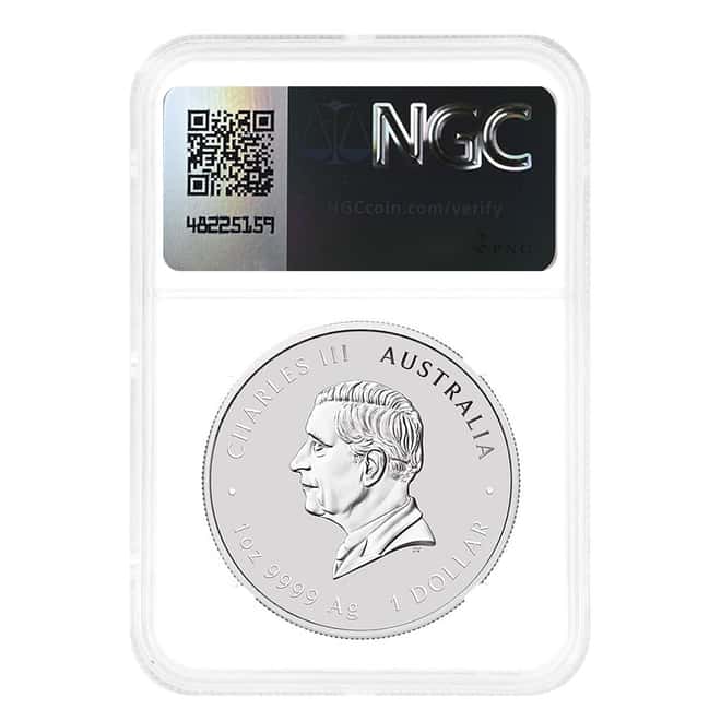 2025 1 oz Silver Lunar Snake Australian Perth Mint NGC MS 70 FR