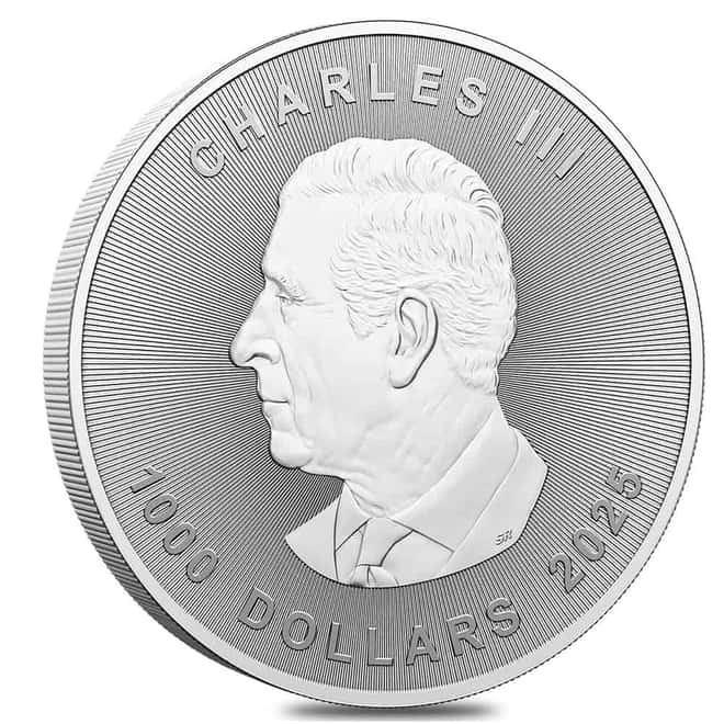 2025 Canada 10 Kilo Silver Maple Leaf Coin .9999 Fine